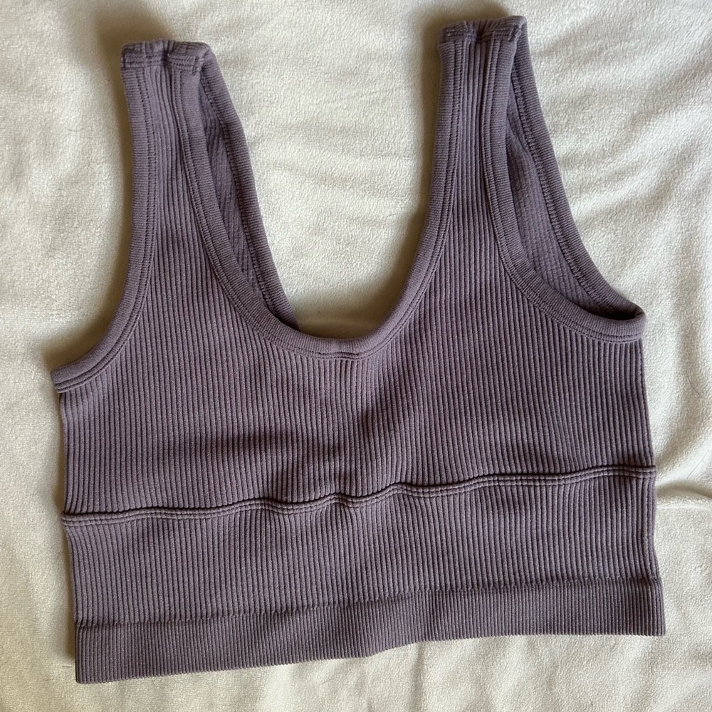 Pitaya Reversible Ribbed Purple Reversible Tank Top